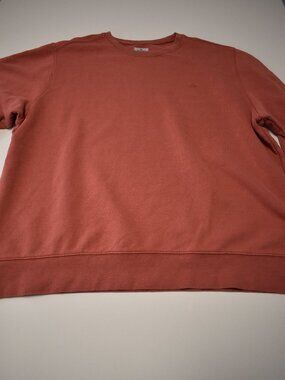 2X Women's Ridgecut Toughwear Rust Terracotta Crewneck Sweatshirt Pullover Relax